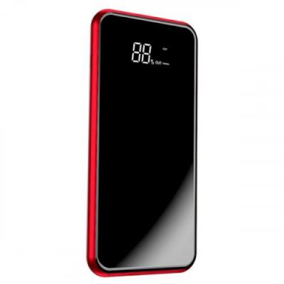 Внешний аккумулятор Baseus Power bank + Wireless Charge 2USB 8000mAh, красный, PPALL-EX09